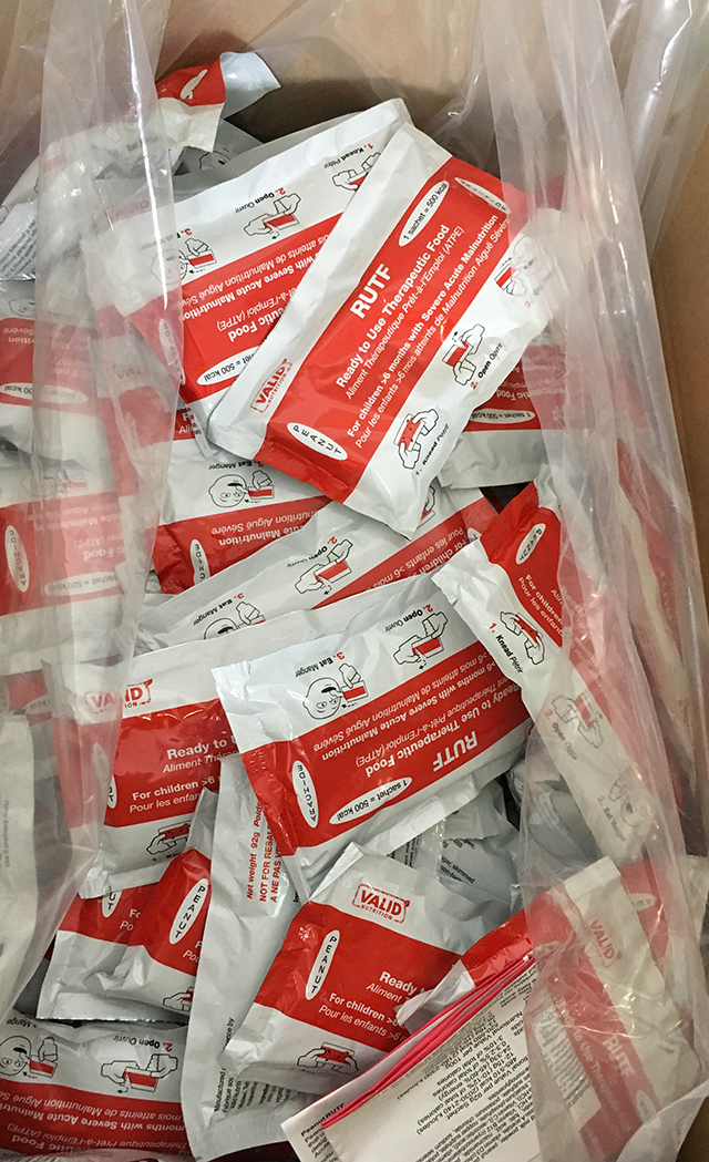 Carton of VALID Peanut_Milk RUTF Product